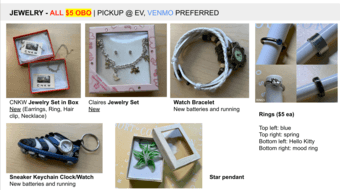 jewelry ($5-10) sets and individual pieces 2