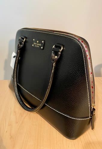 Brand new KATE SPADE black leather bag 4