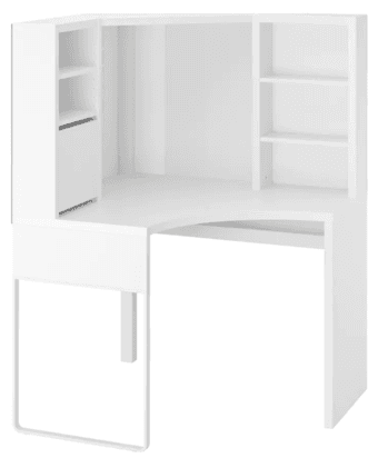 Ikea MICKE corner desk (white) 1
