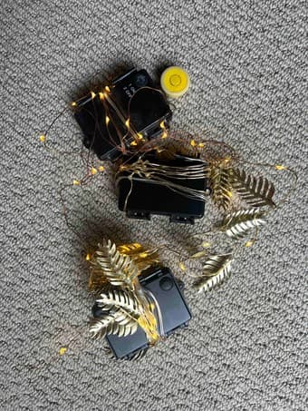 three strings of twinkle lights 1