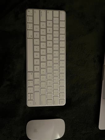 Apple Keyboard and Mouse 1