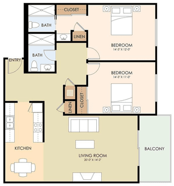 Stanford off-campus 2B2B公寓转租-Menlo Park 1