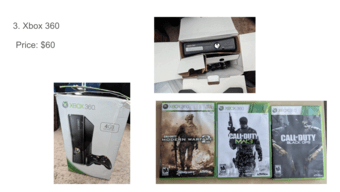 Xbox 360 & Call of Duty 1
