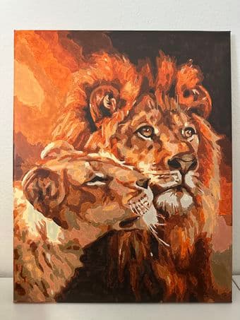 Tigers!! Diamond painting and Painting by numbers 1