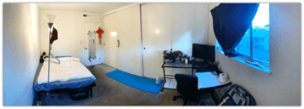 Furnished room in 2BR/2BA unit of Menlo Park for rent 1
