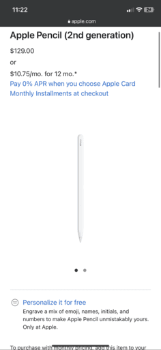 IPAD 64gb + apple-pencil + case/cover NEW 2