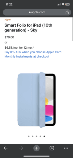 IPAD 64gb + apple-pencil + case/cover NEW 3