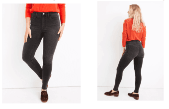 Madewell Black Skinny Jeans: “Curvy Roadtripper” 2