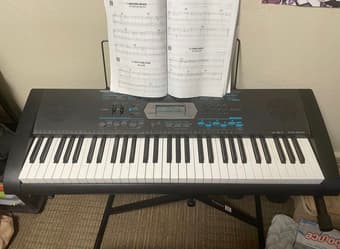 CTK-2100 61-key piano keyboard with x-stand 1