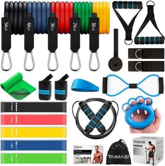 23Pcs Resistance Bands Set Workout Bands 1