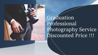 Graduation Professional Photoshoot for a below-market price ($150) 1