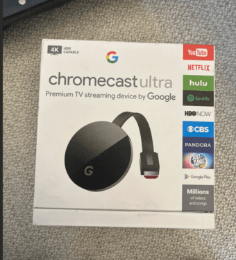 FREE chromecast ultra 1