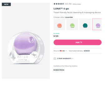 FOREO UFO2 / Luna 4 go 2