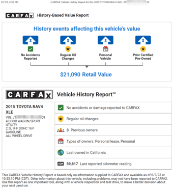 2015 Toyota RAV4 XLE - Low Mileage, Exceptional Condition, Great Value 4
