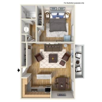 Oak Creek Summer Sublet - furnished one bedroom - $2,700 暑假转租 1