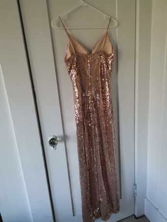 Long Golden Dress Size Small 2