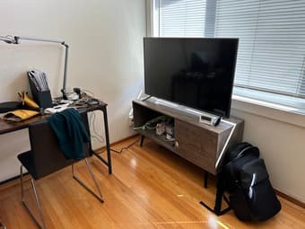 50 inch TV (LG) and TV stand - $75 1