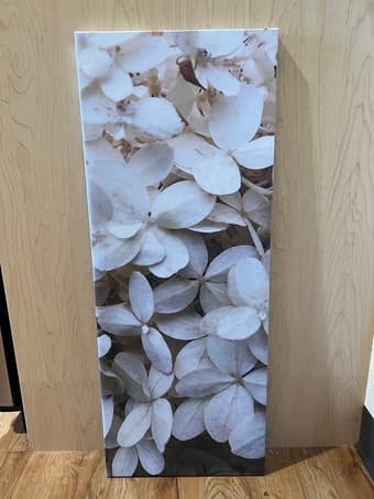 FLORAL CANVAS WALL ART -- BRAND NEW! 1
