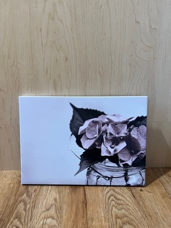 FLORAL CANVAS WALL ART -- BRAND NEW! 2