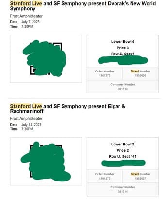 SF Symphony at Amphitheater (14th/This Friday) - Rachmaninoff - Front 3