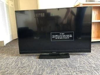 50” Sharp LED Flat Screen TV 1