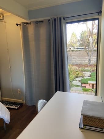 Avail 8/1 furn room with private garden entrance in modern airy house 4