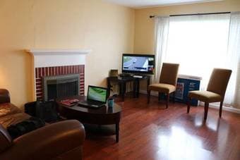 $950 private furnished room in 4br/1BA Menlo Park for rent from 7/24 1