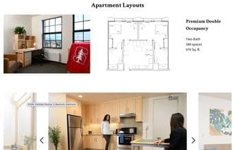 On campus EVGR C 2b2b premium sublet 1b August-September 1