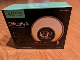 Light alarm clock, Soluna, originally $35 1