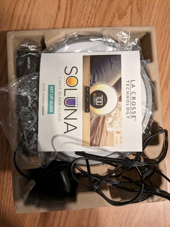 Light alarm clock, Soluna, originally $35 2