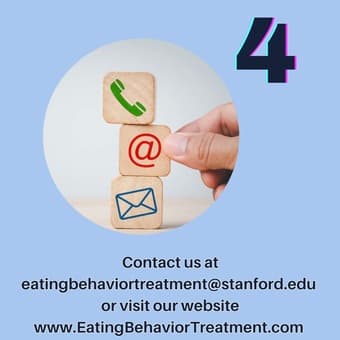 Female Participants Wanted: ON-SITE Stanford Eating Behavior Treatment 4
