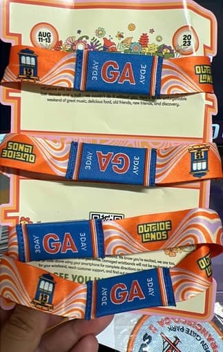 OSL - TWO (x2) Sunday GA tickets 8/13 [$420 for both OBO] 1