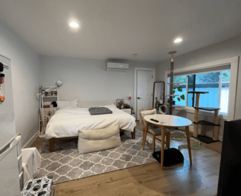 Studio in Redwood City with parking & W/D - Move in date:10/15 2