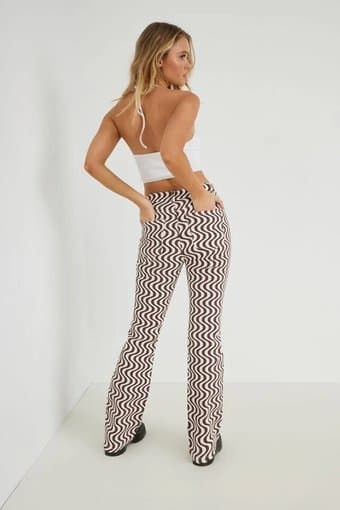 funky flare pants women's size 8 1