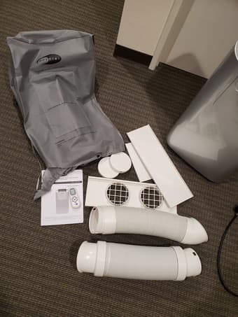 Portable air conditioner - 12,000 BTU, dual hose 4