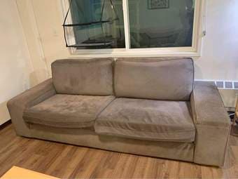 Free couch must pick up today!! 1