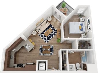 1B1B available for new lease or lease takeover in San Mateo 2