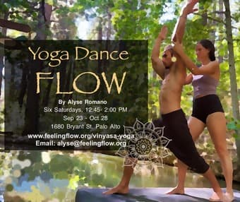 Yoga Dance Flow - Series starts September 23rd in Palo Alto 1