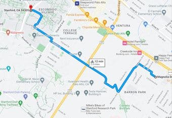 Palo Alto 2 卧室 带家具; 地理位置好 ~2.4 miles to Campus Dr; 3.1 miles to Med Sc 1