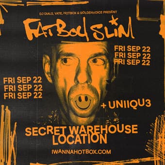2 x 40$ tickets to see Fatboy Slim in Oakland on Friday September 22nd 1