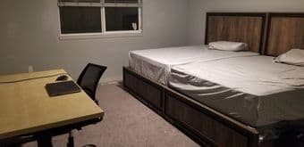 Spacious furnished private bed-private bath available from now - 2mile 2