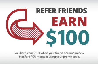 Get $100 with your FREE new SFCU bank account! - Refer A Friend 1