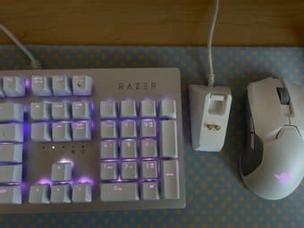 Razer keyboard +mouse (Mercury White) 1