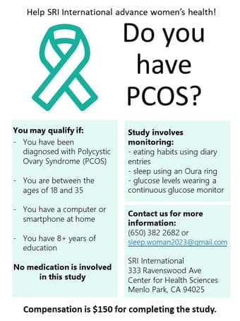 Participate in PCOS study (150$) 2