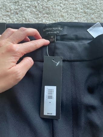 Brand New Banana Republic Sculpted Stretch Trouser Size 16 2