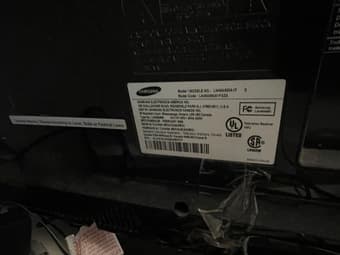 Samsung 46-inch Full HD TV - Model LN46A6SOA1F - Only $50! 2