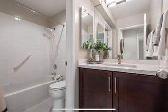 Private room and bath in upscale Redwood City apartment 1