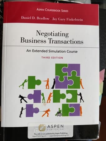 International Business Negotiations textbook 1