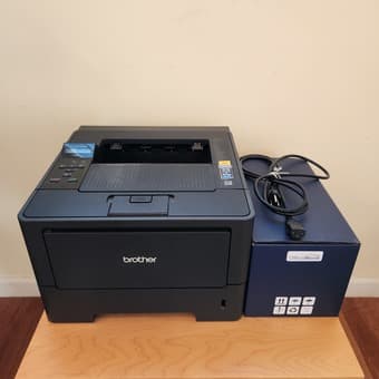 Brother HL-5470DW Wireless Monochrome Printer + 2 Toner Cartridges 1