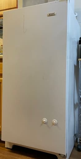 Frigidaire Upright Freezer (Around 6 cubic feet capacity) 1